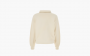 Sporty & Rich Cropped Polo Sweatshirt "Beige" 