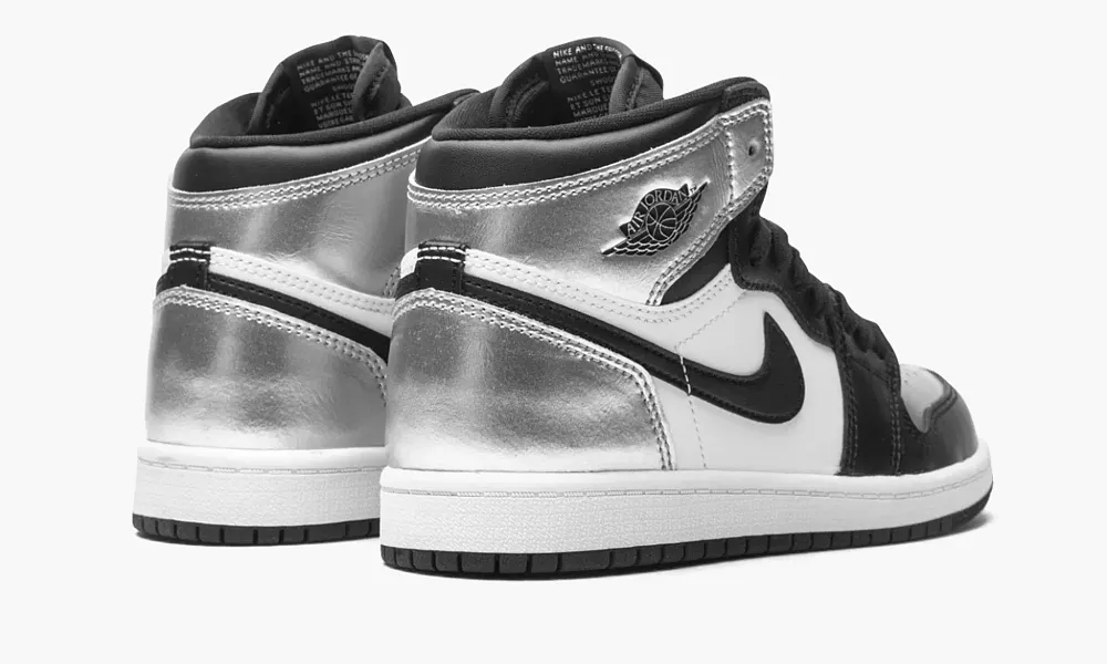 Air Jordan 1 Retro High PS Silver Toe Kids