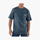 Carhartt K87 Heavyweight Pocket T-Shirt Steel Blue