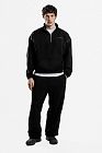 WYSION ZIP SWEATSHIRT ONYX BLACK