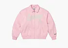 Supreme x Chicago White Sox Leather Varsity Jacket Pink