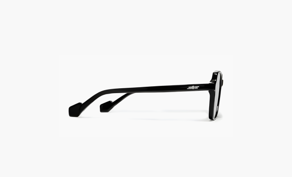 Gentle Monster Plastic Frame Rectangular Eyeglass Frames Unisex Black 