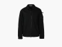 Stone Island Overshirt with Zip Fastening Black 