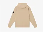 Stone Island Organic Cotton Fleece Zip-Up Hoodie Desert