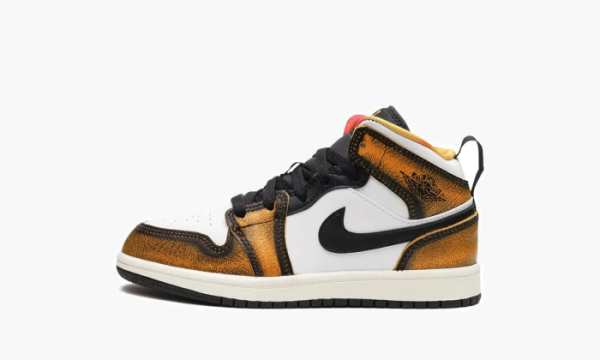 Air Jordan 1 Mid SE PS Wear-Away - Taxi 