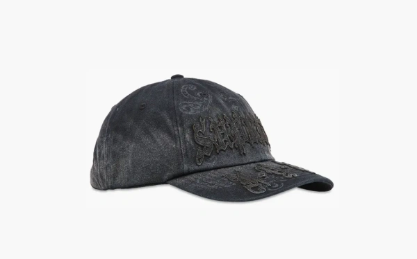 Supreme Leather Appliqué 6-Panel Black 