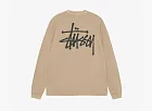 Stussy Raglan Thermal Long-Sleeve Crew Sand