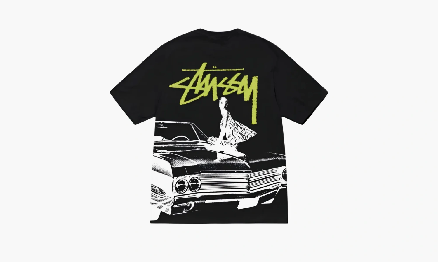 Stussy Ss24 T-shirt Yellow Black 