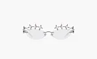 Gentle Monster Briolette 02 Sunglasses Silver/Clear