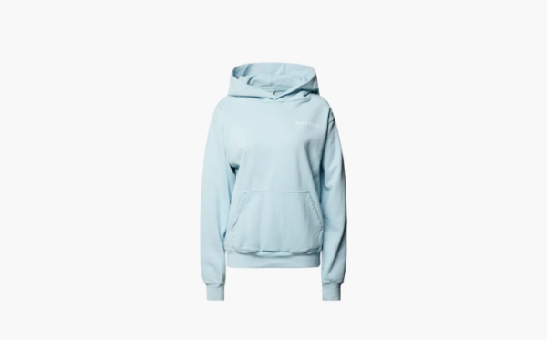 Sporty & Rich Eat More Veggies Hoodie Light Blue 