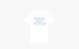 Sporty & Rich New Drink Water T-shirt In White/atlantic 