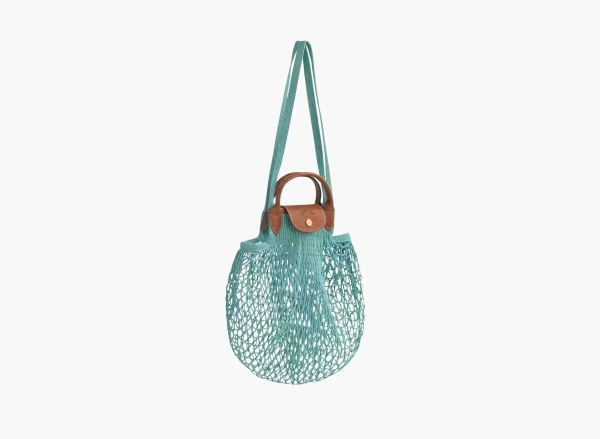 Longchamp Le Pliage Filet Top Handle Bag  Lagoon 
