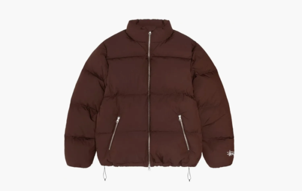 Stussy Down Puffer Nylon Brown 