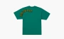 Supreme Contrast Appliqué Short-Sleeve Top Green 