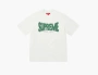 Supreme Flocked Washed S/S Top  White 