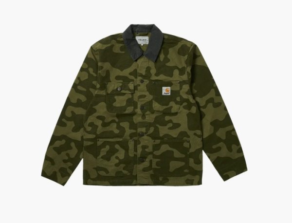 Carhartt Wip x Palace Michigan Coat Dollar Green Camo 