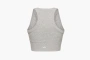Alo Yoga Seamless Delight High Neck Bra Athletic Heather Grey 