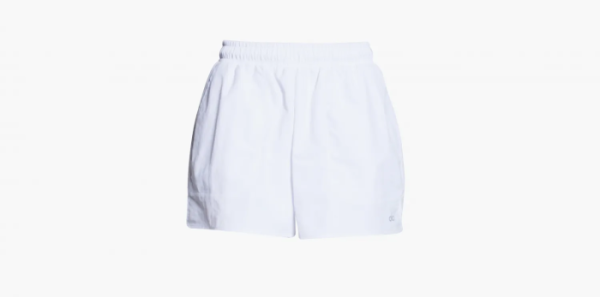 Alo Yoga Alumni Short White 