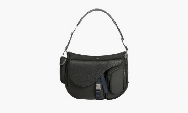 Dior X Sacai Saddle Soft Dark Brown Green 