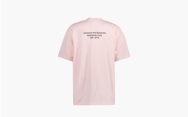Vetements Unicorns and Rainbows T-shirt Pink  Vetements Unicorns and Rainbows T-shirt Pink