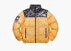 Supreme x The North Face Printed Nuptse Jacket Yellow