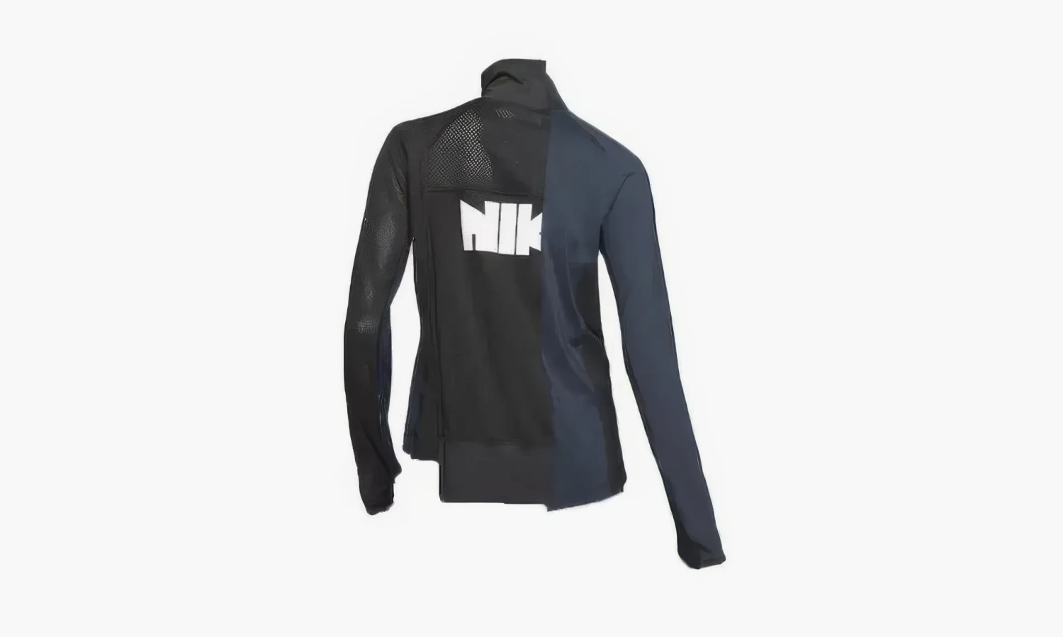 Nike X Sacai Half Zip Jacket WMNS Dark Obsidian 