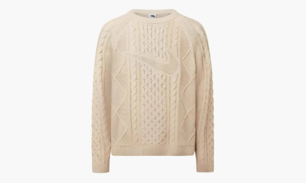 Nike Life Cable Knit Sweater Rattan 