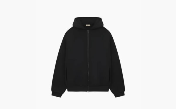 Fear of God Eternal Fleece Full Zip Hoodie Black 