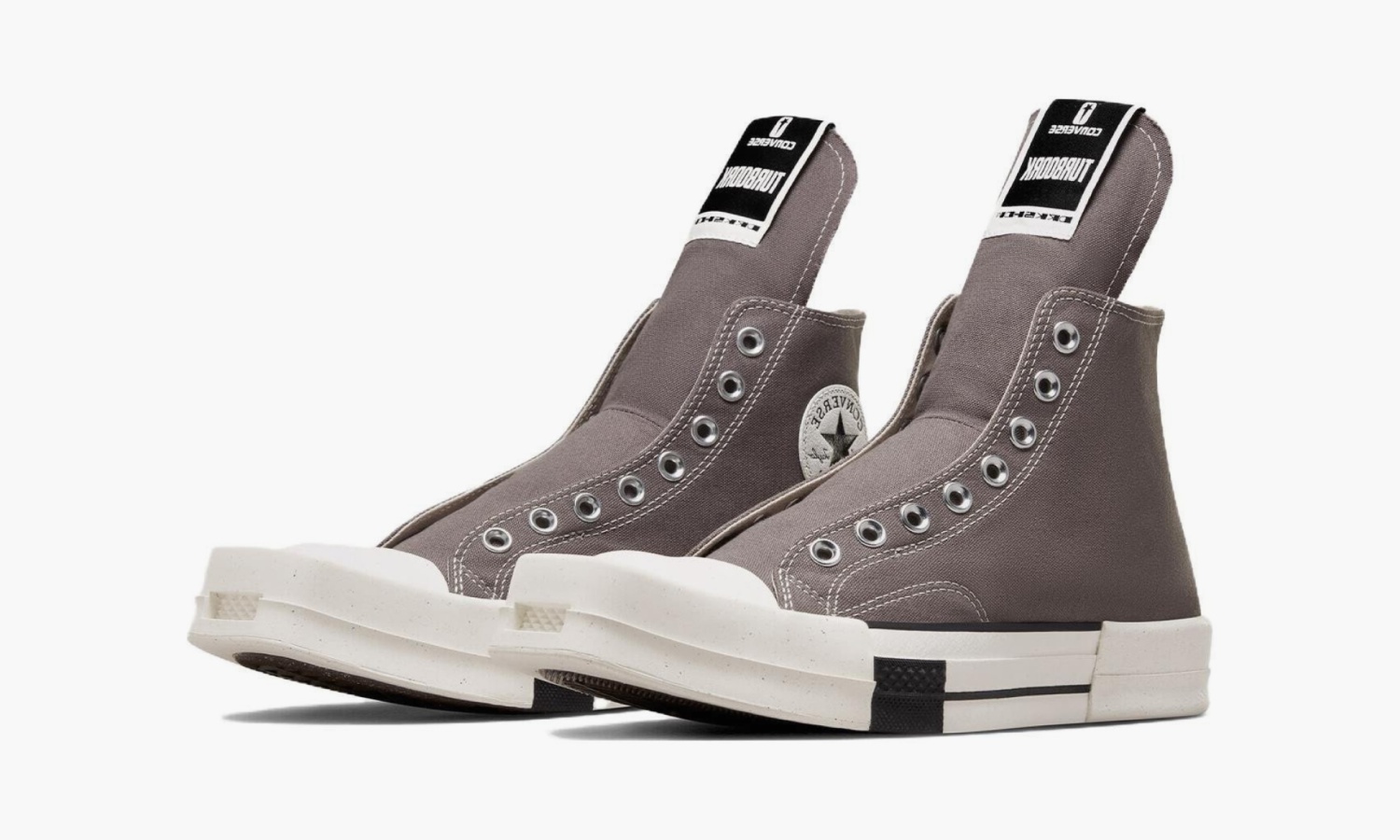 фото Rick Owens X Converse Chuck Taylor Drkshdw "Iron" (Rick Owens DRKSHDW)-A03938C