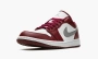 Air Jordan 1 Low White Bordeaux 