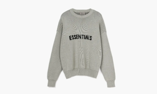 Essentials Knit Pullover Sweater Green Concrete 