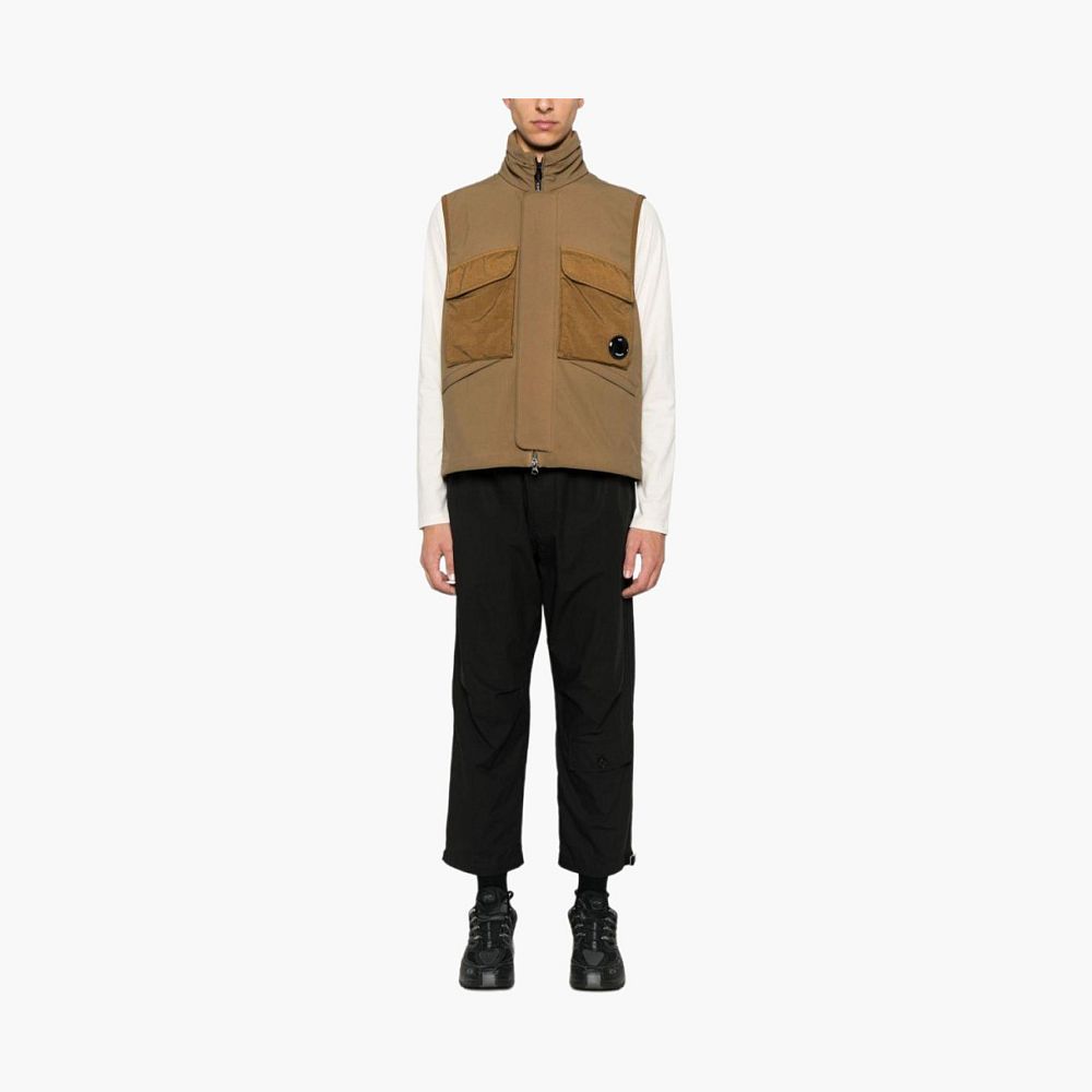 C.P. Company GD Shell Gilet Brown