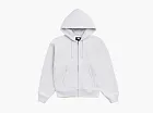 Stussy Basic Diamond Zip Hoodie Ash Heather