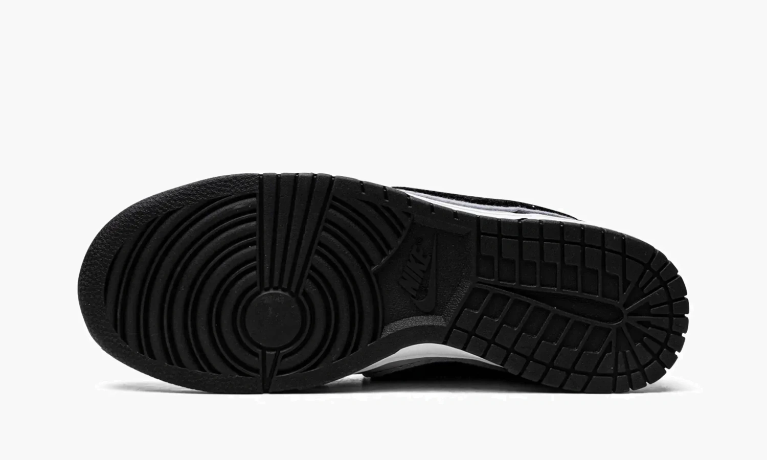 Nike Dunk Low Chenille Swoosh Black Grey 