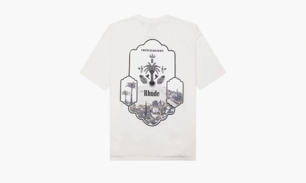 RHUDE Azur Mirror Tee Vintage White 