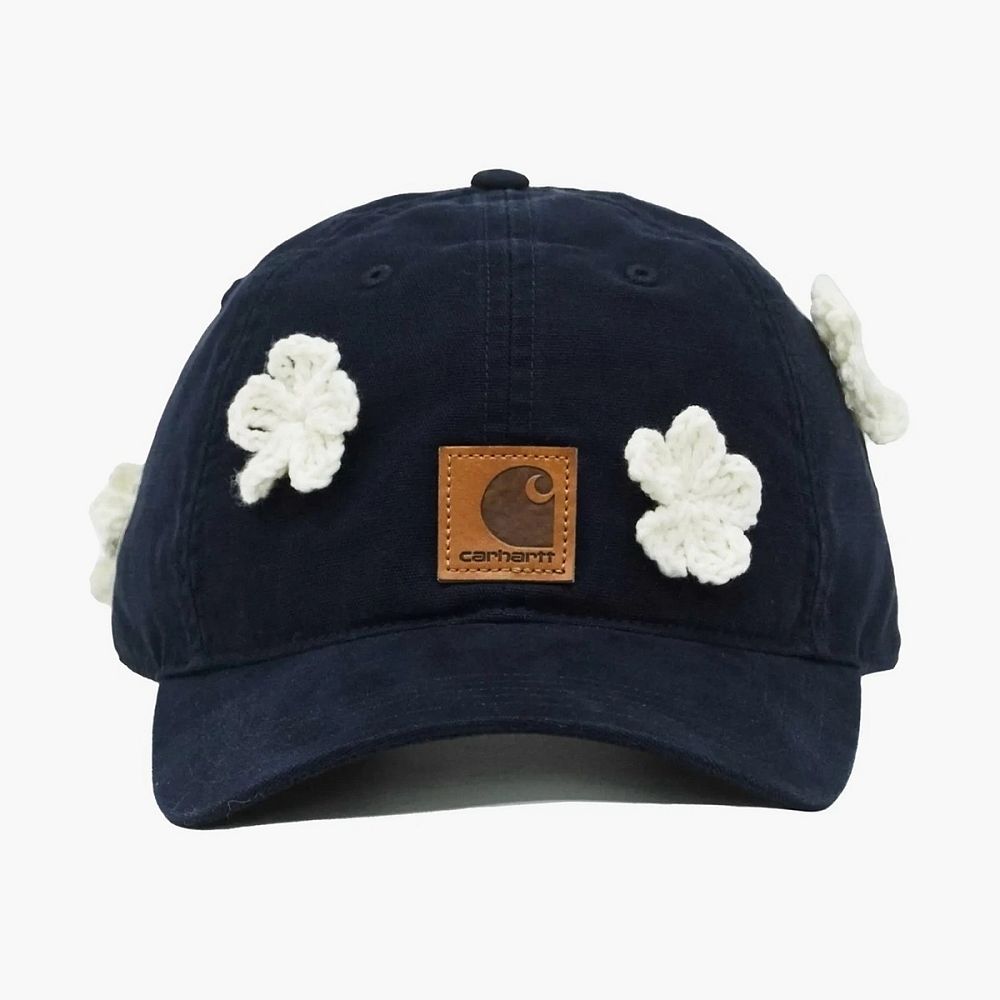 Carhartt Floral Applique Cap Navy