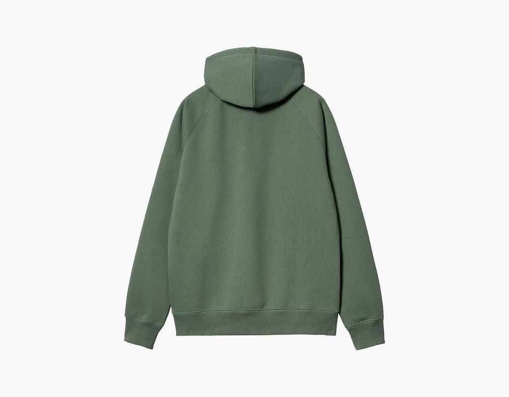 Carhartt WIP Hooded Chase Sweatshirt Sage Green