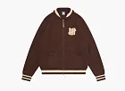 UNDEFEATED Knit Varsity Jacket Brown