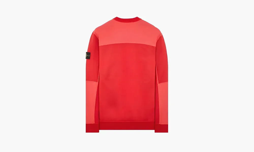 Stone Island Lightweight Cotton Sweatshirt Red