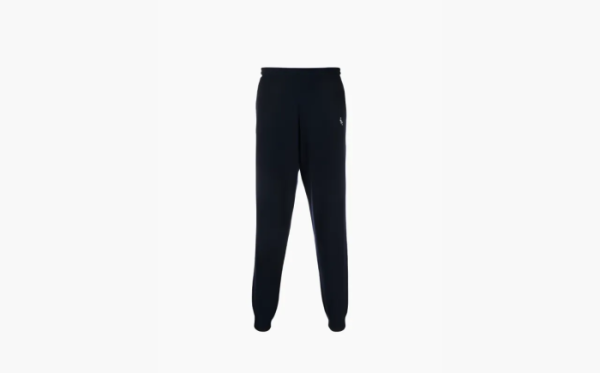 Sporty & Rich Embroidered-logo Cashmere Track Pants Navy 