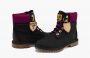 Timberland Heritage 6 Inch Waterproof Boots WMNS "Black Nubuck With Pink" 