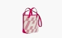 Hermes Cabas Canvas With Swift Calfskin Shoulder Bag Pink 