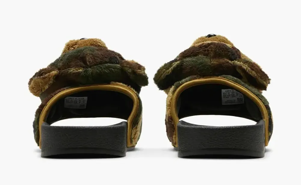 Adidas Jeremy Scott x Adilette Slide Camo Teddy