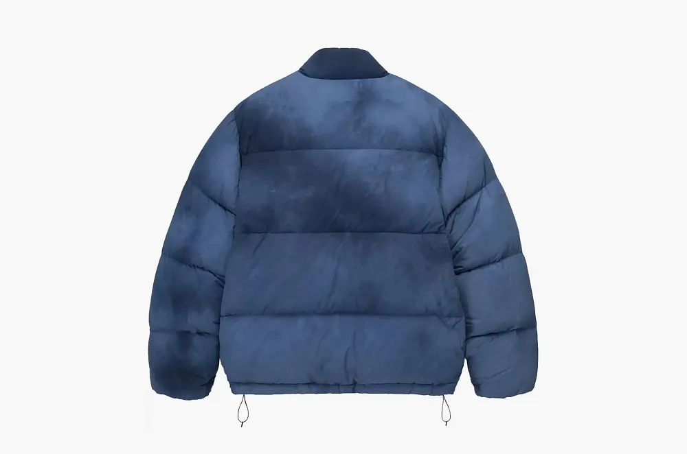 Stussy Recycled Nylon Down Puffer Washed Navy