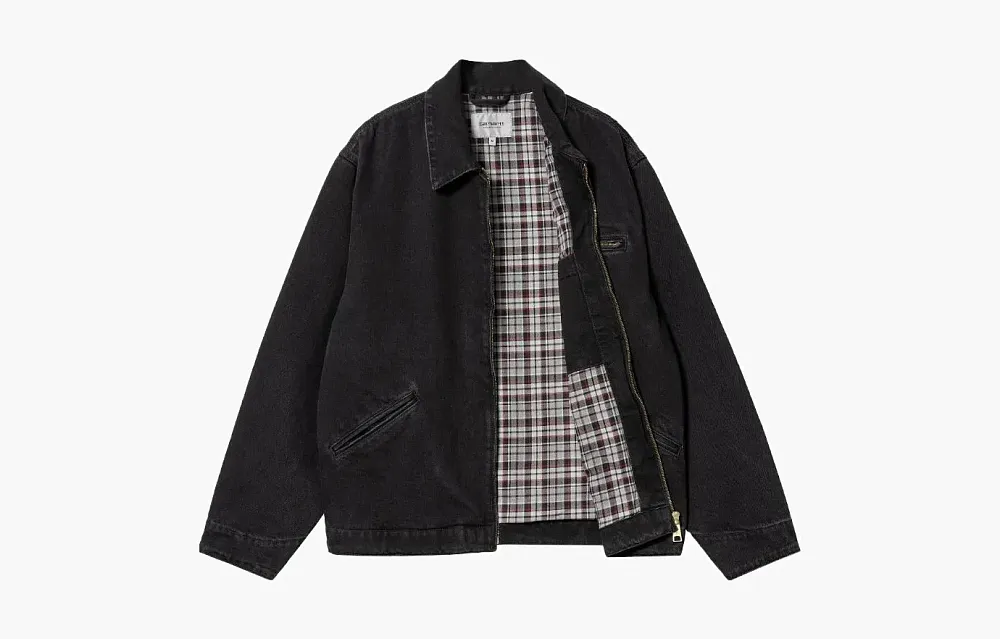 Carhartt WIP Stone Washed Rider Jacket Black