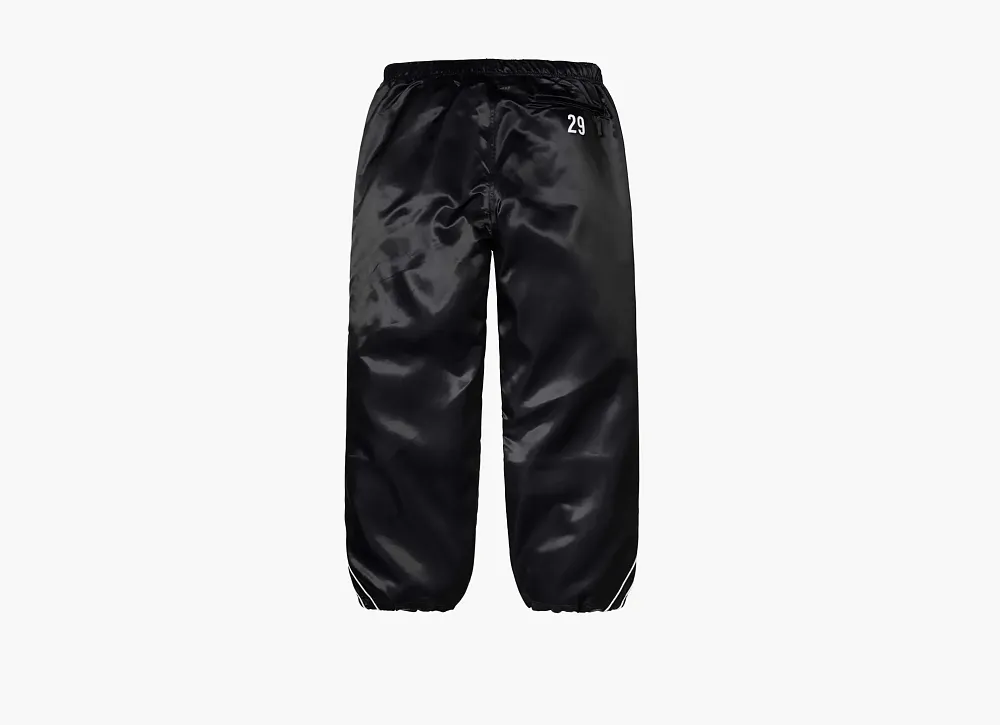 Supreme Satin Track Pant Black