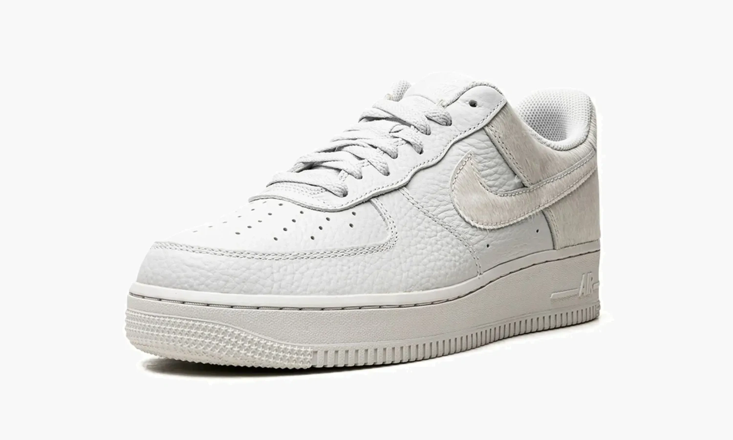 Air Force 1 White Pony HAir Heel 