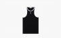 Sporty & Rich Ribbed Tank Top "Black/White" 