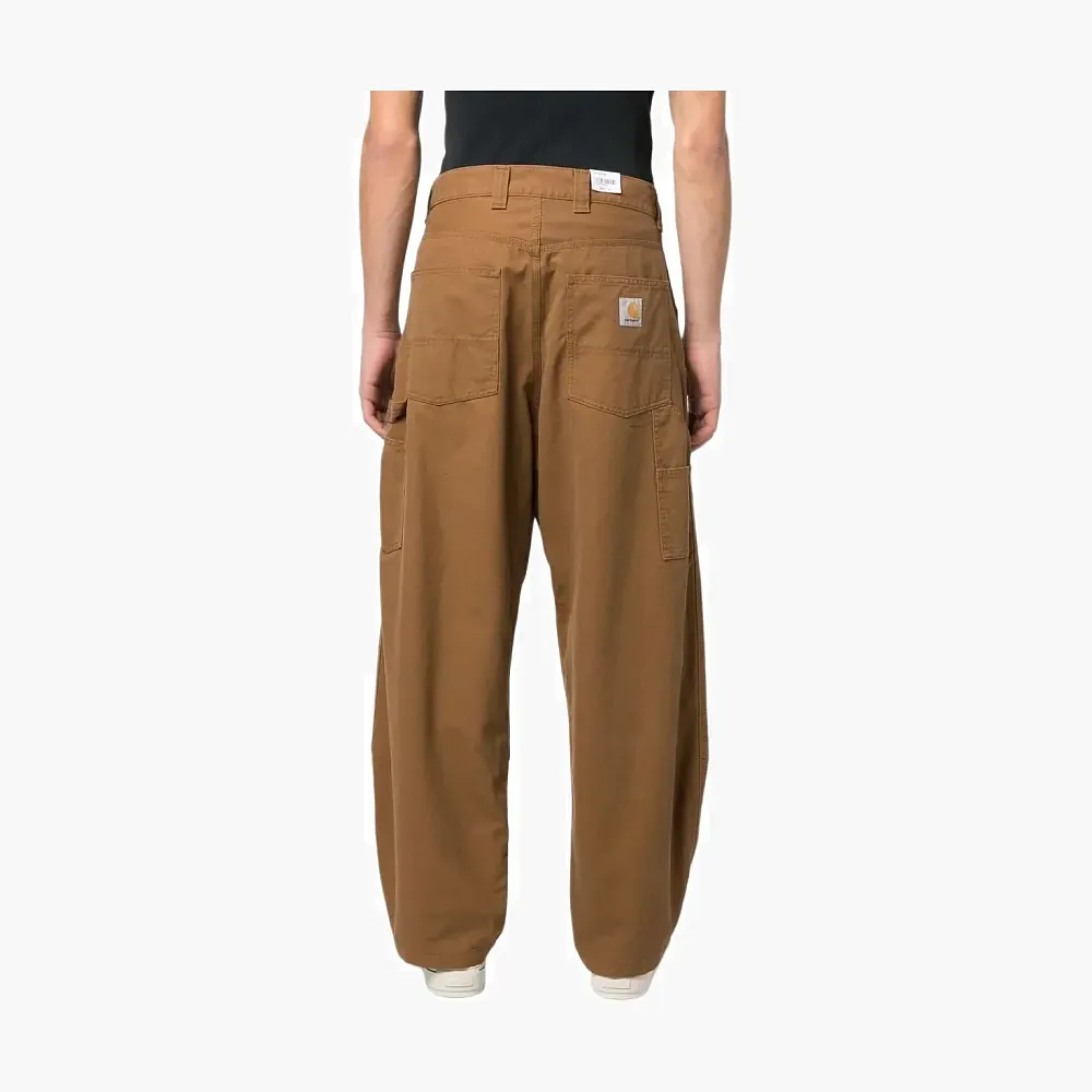Carhartt WIP Cotton Work Pants Brown