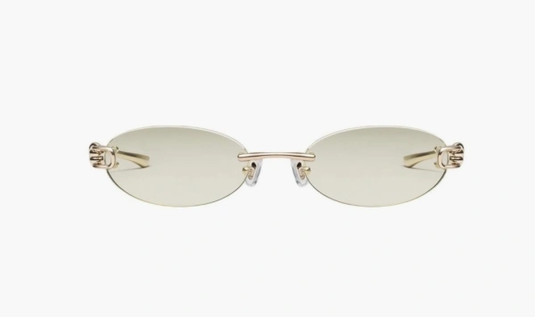 Gentle Monster Musubi 031 Sunglasses Gold / Green 